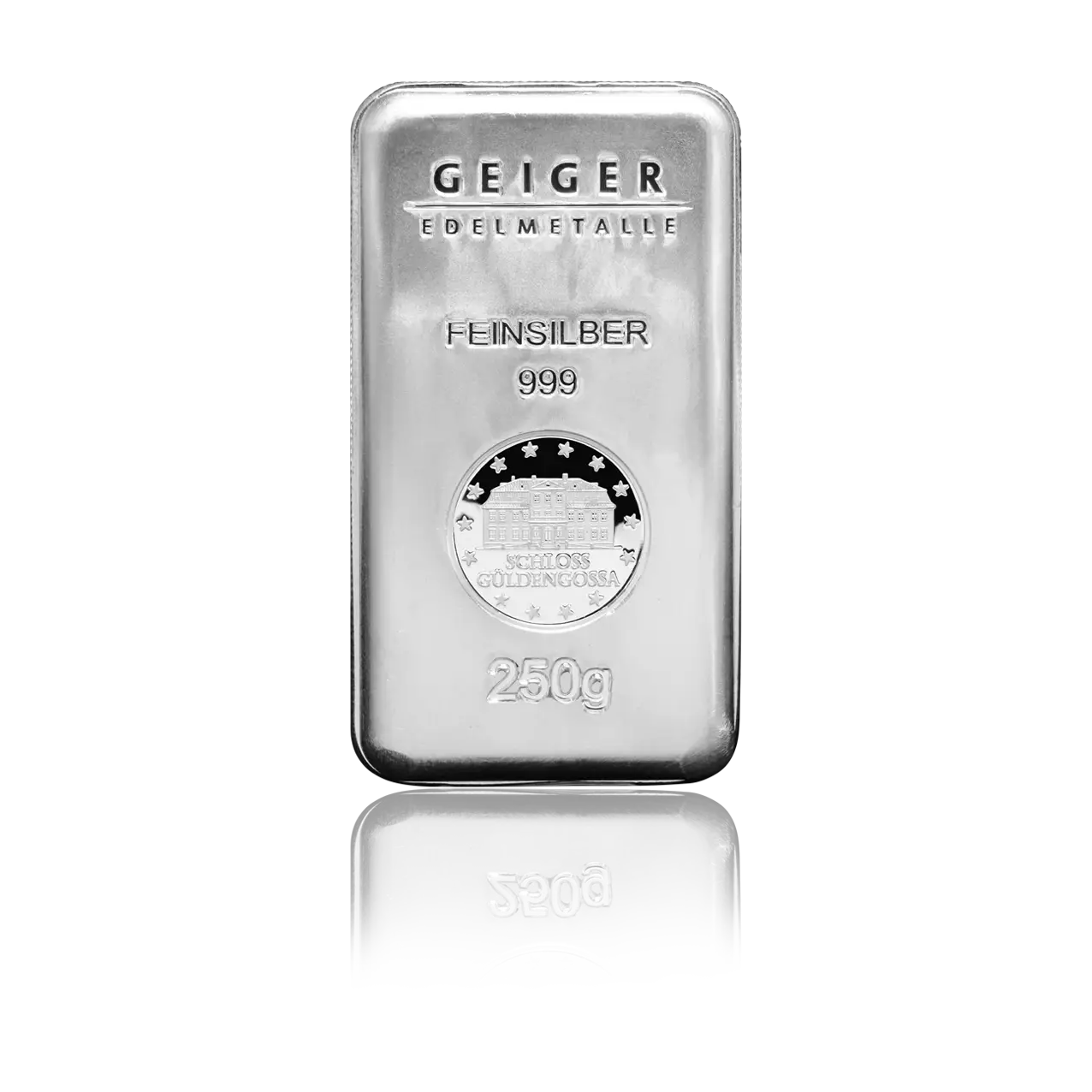 silver bar Security Line 250 g .999 -Schloss Güldengossa *special offer*