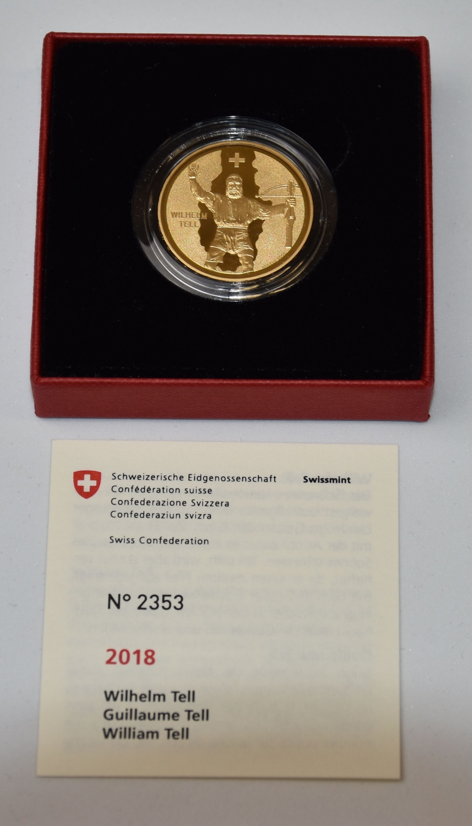 Schweiz 50 Franken 2018 Wilhelm Tell