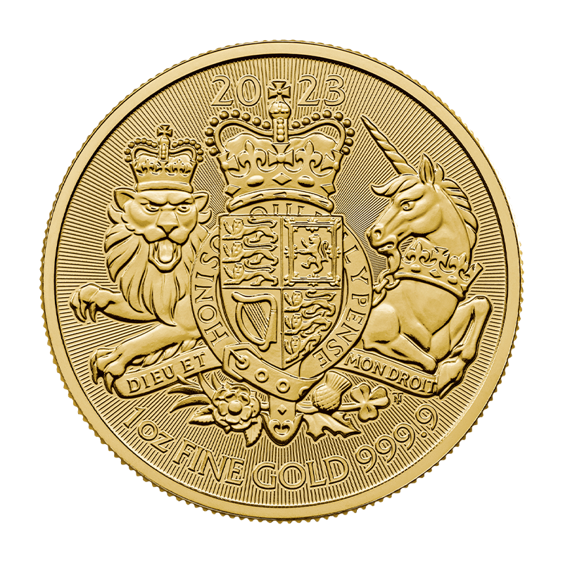 The Royal Arms 2023 - Vereinigtes Königreich 1 oz Goldmünze