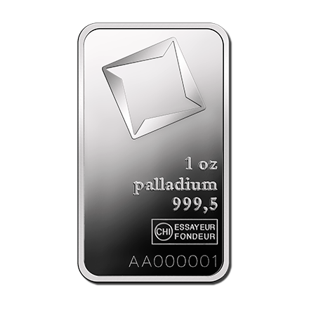 palladium bar .9995 - 31,1 g VALCAMBI